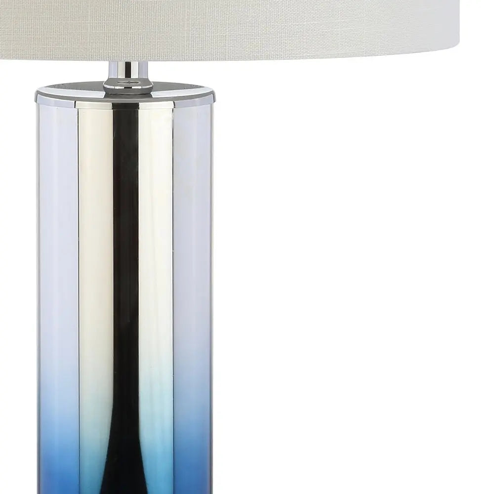 27" Clear Novelty Table Lamp LED With Drum Shade HomeRoots