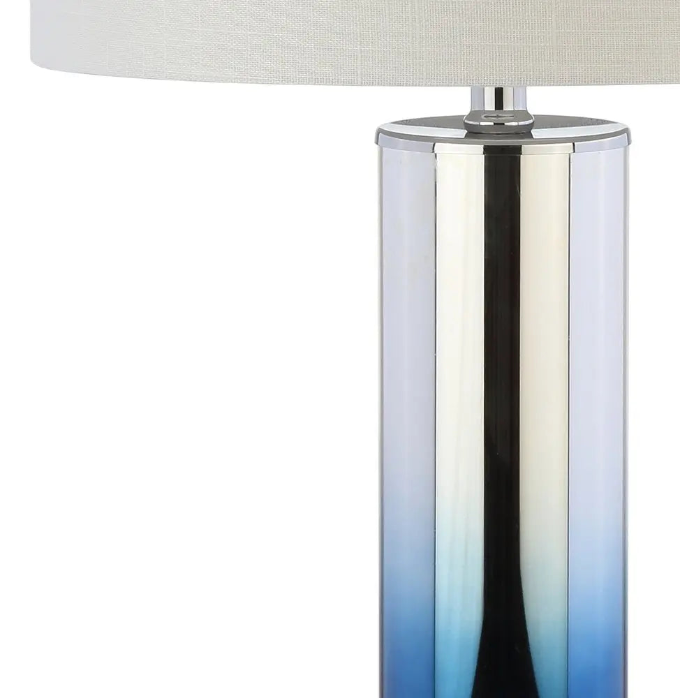 27" Clear Novelty Table Lamp LED With Drum Shade HomeRoots