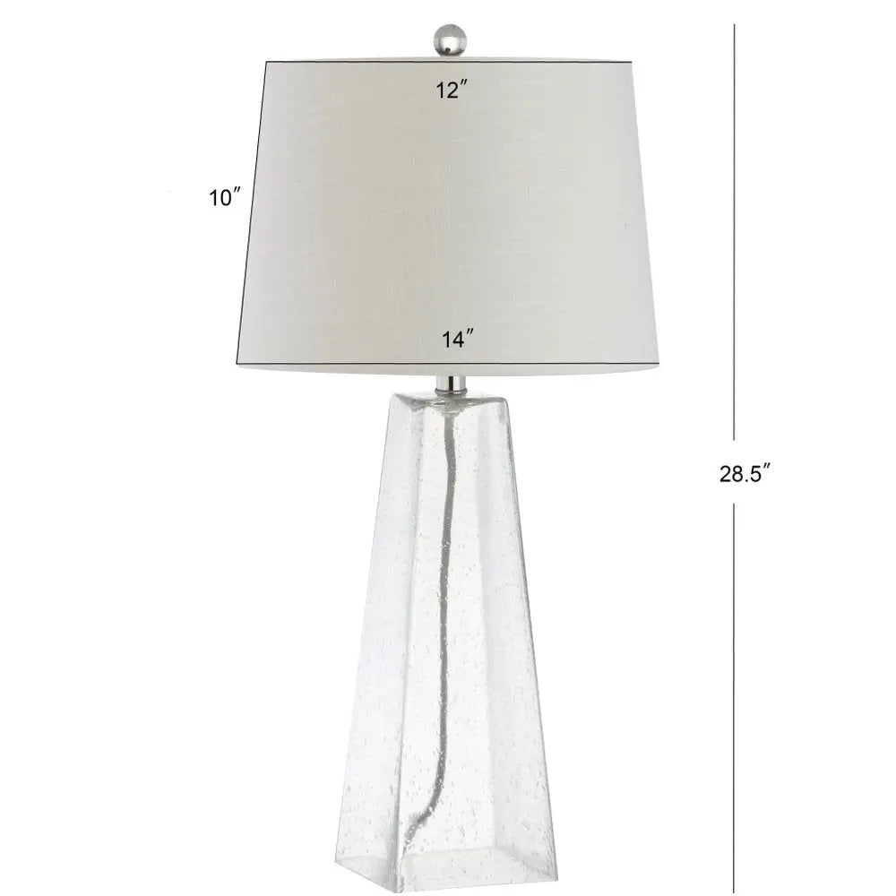 29" Clear Novelty Table Lamp LED With Empire Shade HomeRoots