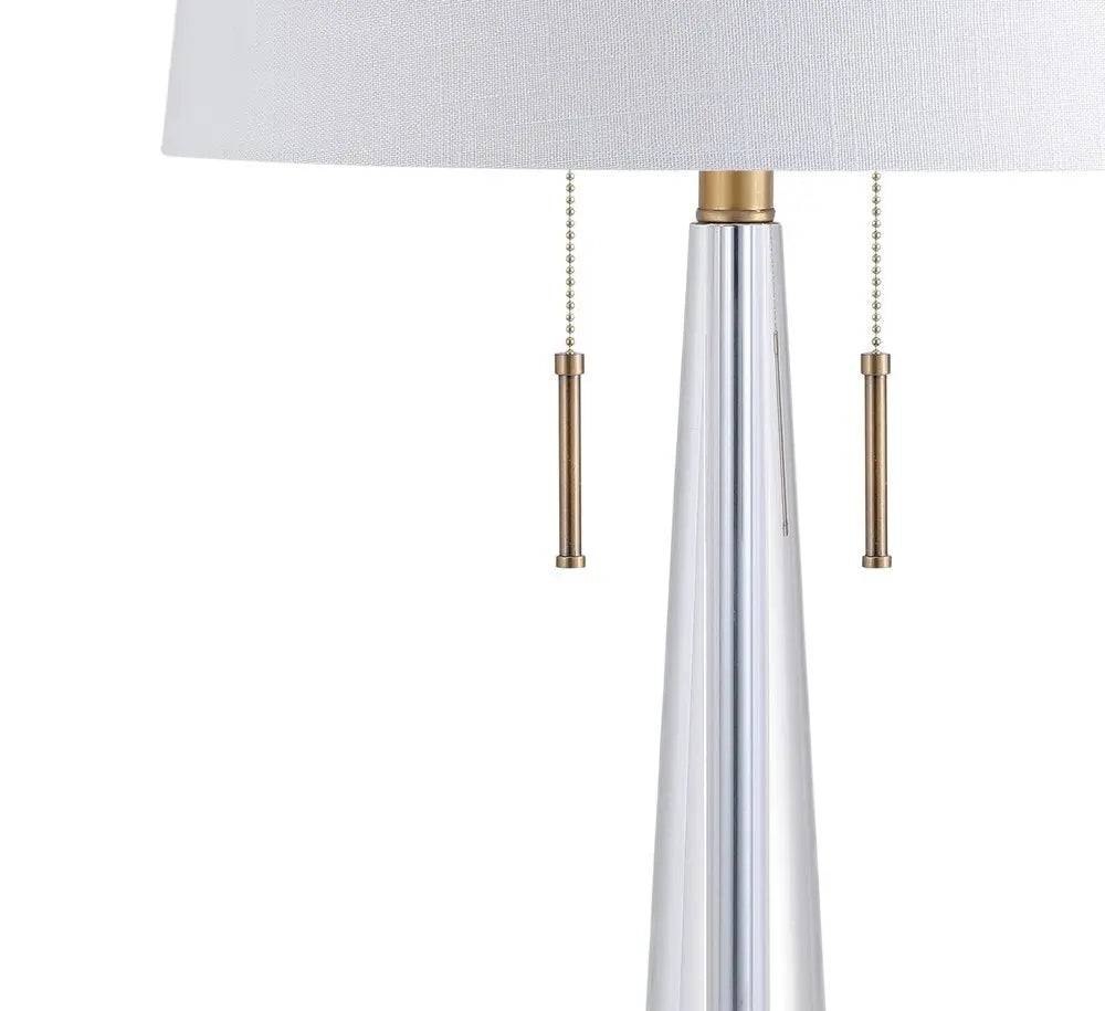 30" Gold Novelty Table Lamp LED With Drum Shade HomeRoots