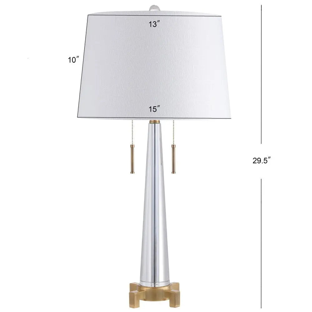 30" Gold Novelty Table Lamp LED With Drum Shade HomeRoots