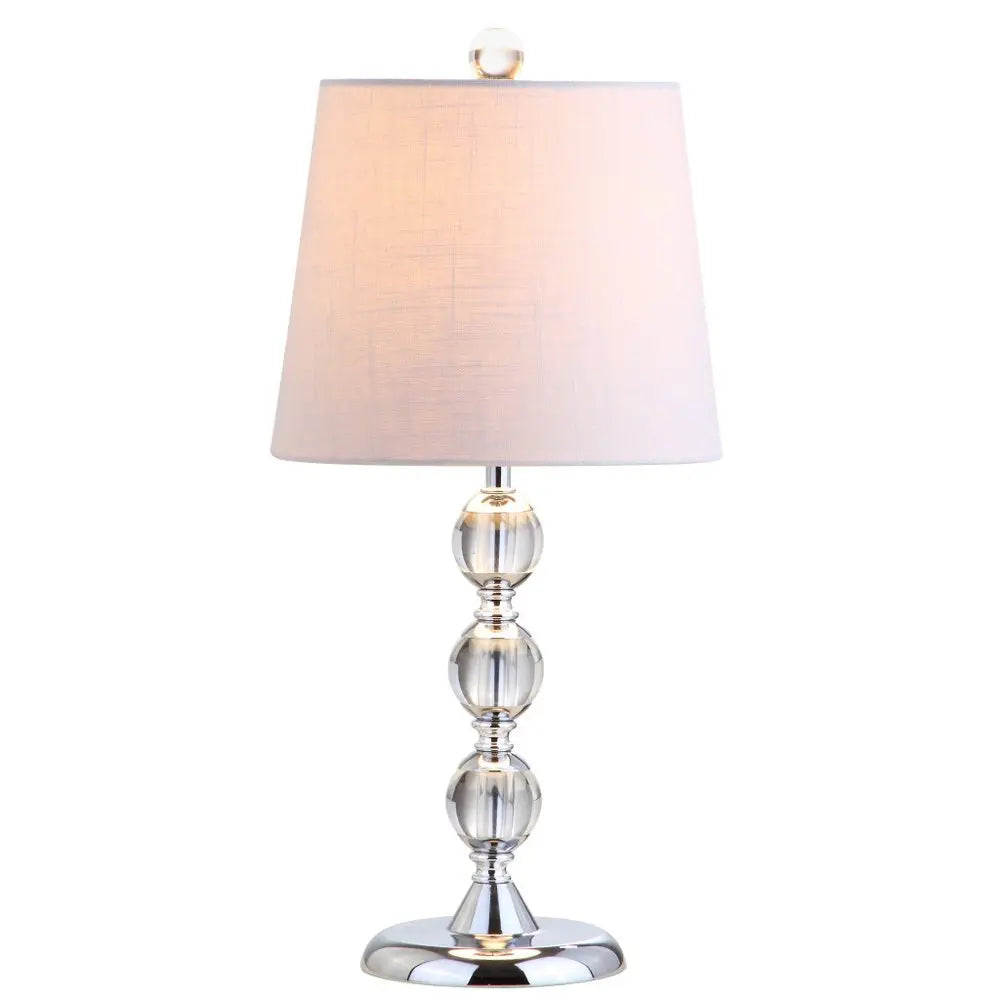 20" Silver Novelty Desk Lamp LED With Drum Shade HomeRoots