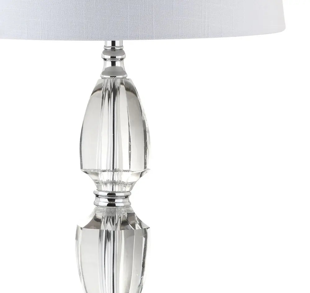 27" Silver Novelty Table Lamp LED With Drum Shade HomeRoots