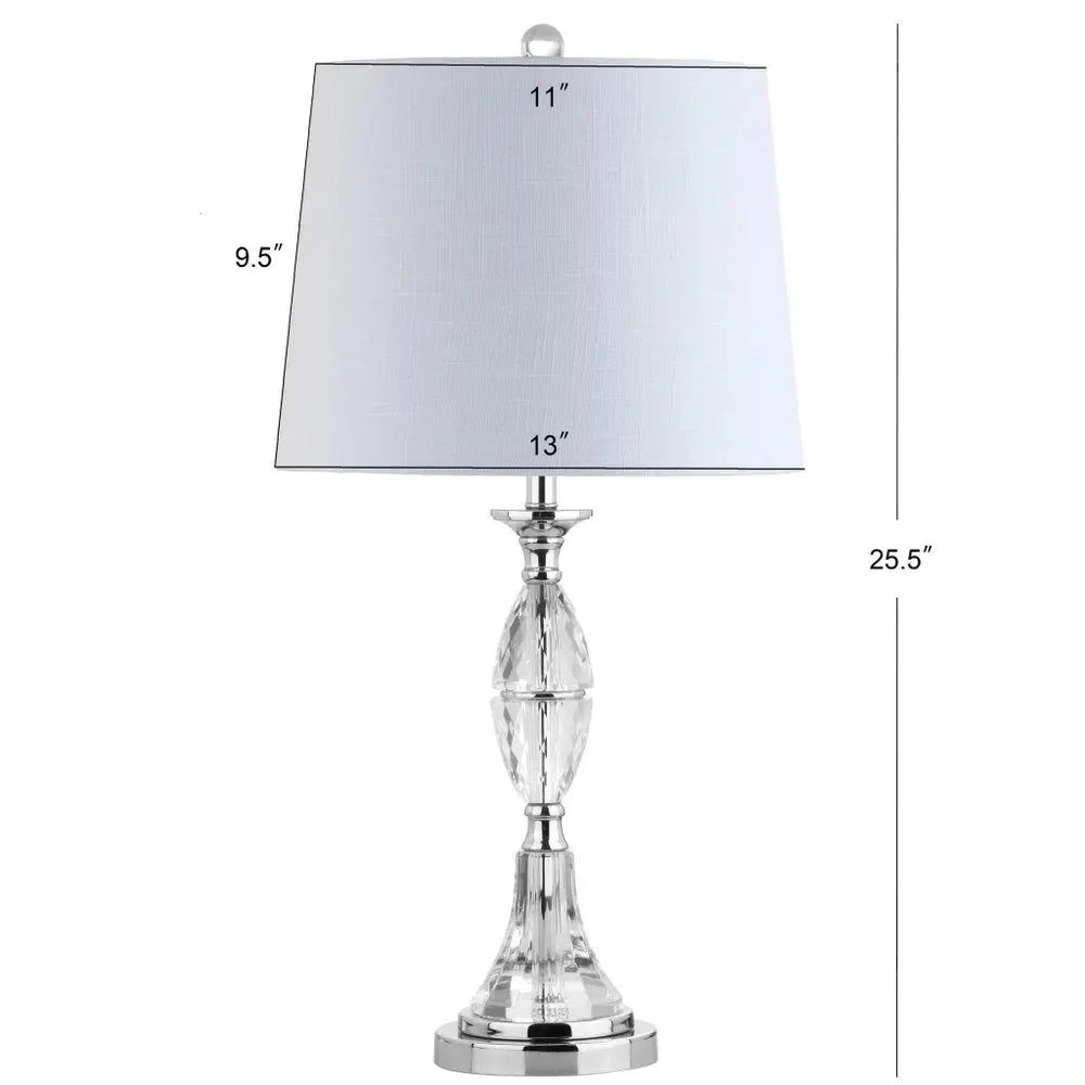 Set of Two 26" Silver Novelty Table Lamps LED With Drum Shades HomeRoots