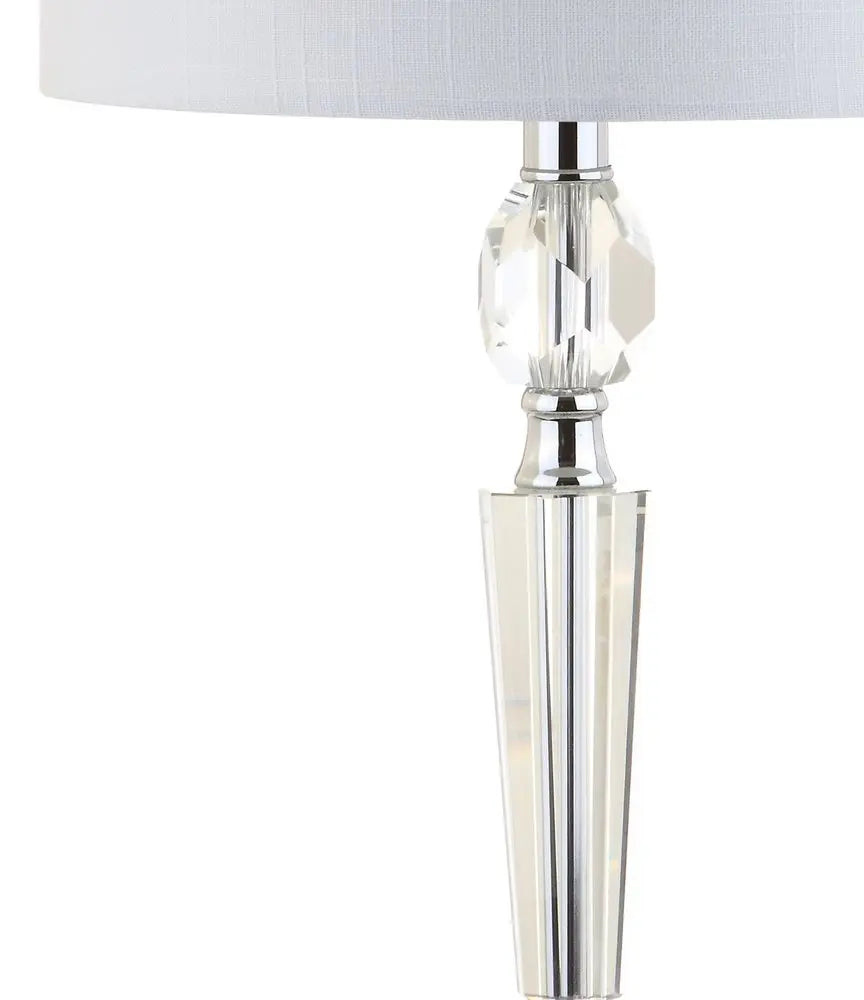 Set of Two 27" Silver Novelty Table Lamps LED With Drum Shades HomeRoots
