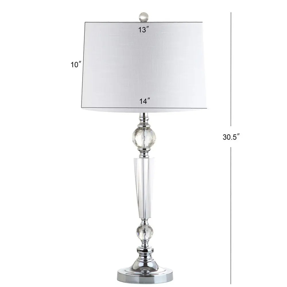 Set of Two 31" Silver Novelty Table Lamps LED With Drum Shades HomeRoots