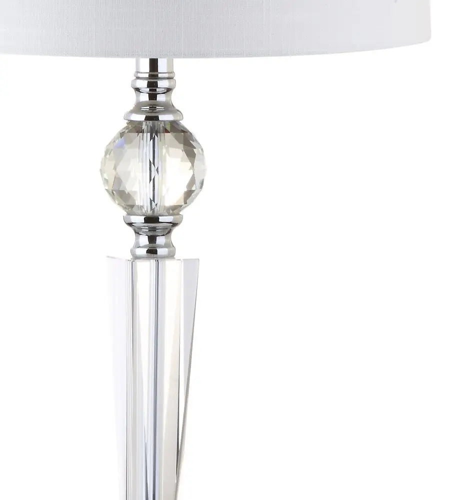 Set of Two 31" Silver Novelty Table Lamps LED With Drum Shades HomeRoots