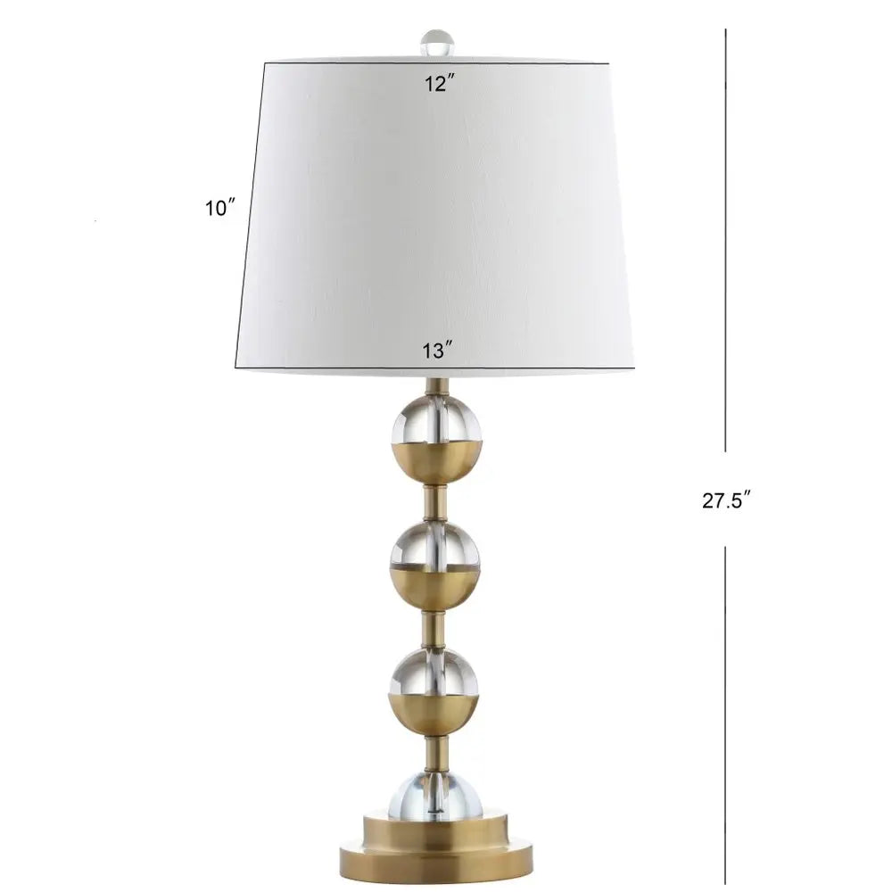 Set of Two 28" Gold Novelty Table Lamps LED With Drum Shades HomeRoots