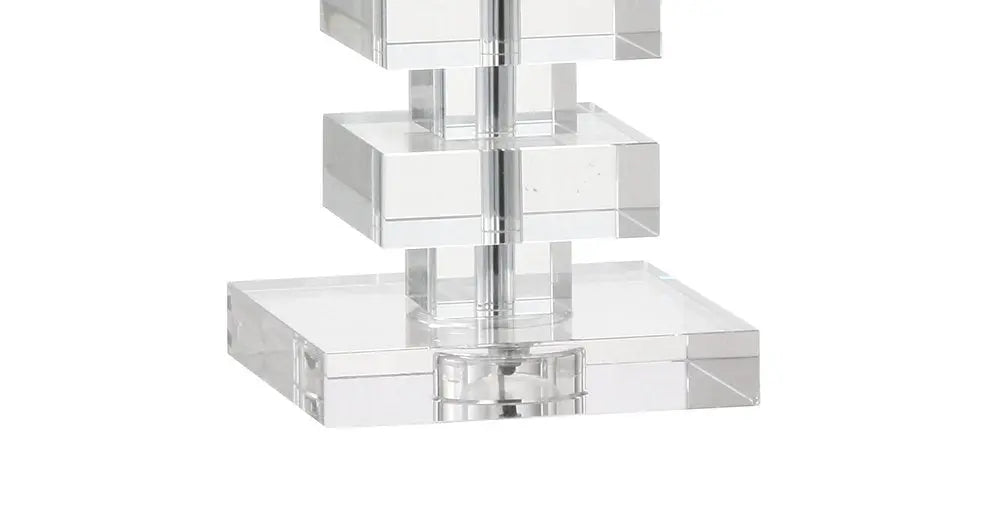 28" Clear Novelty Table Lamp LED With Shade HomeRoots