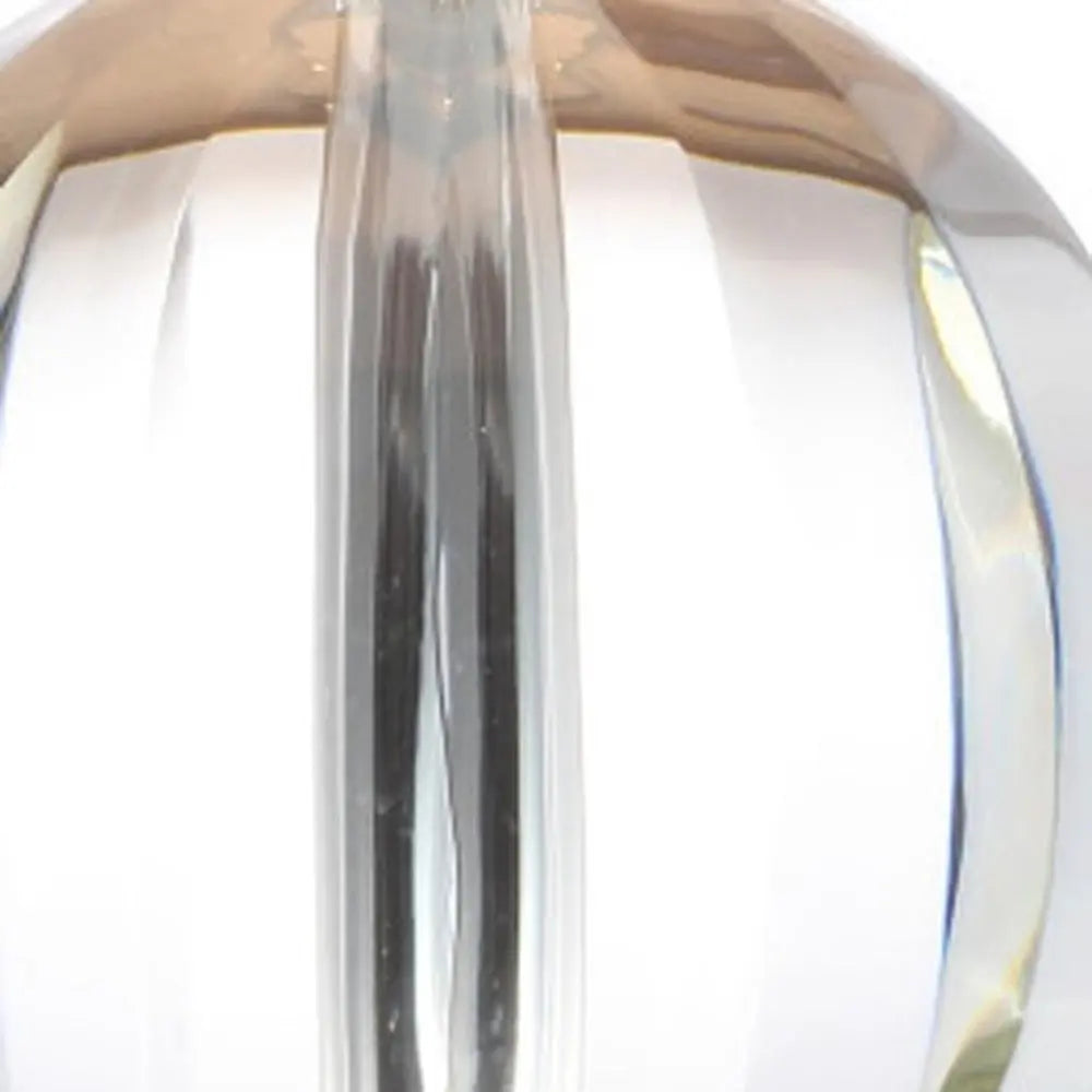 16" Clear Novelty Table Lamp LED With Empire Shade HomeRoots