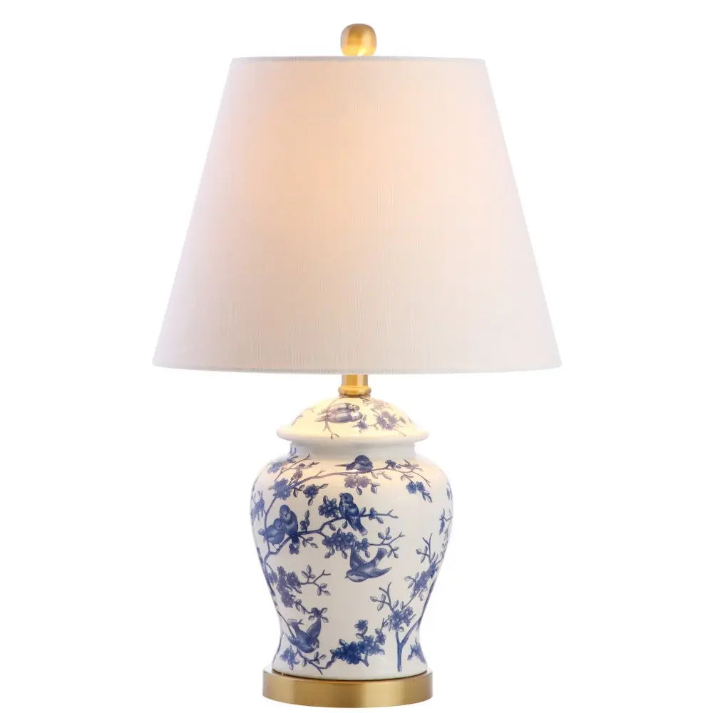 22" Gold Urn Table Lamp LED With Empire Shade HomeRoots