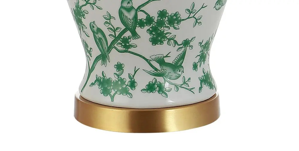 22" Gold Urn Table Lamp LED With Empire Shade HomeRoots