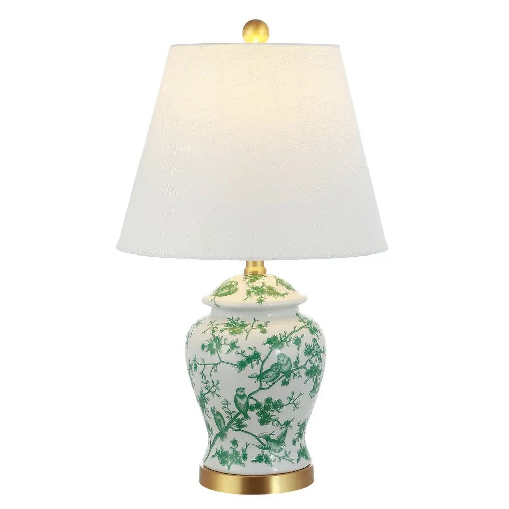 22" Gold Urn Table Lamp LED With Empire Shade HomeRoots