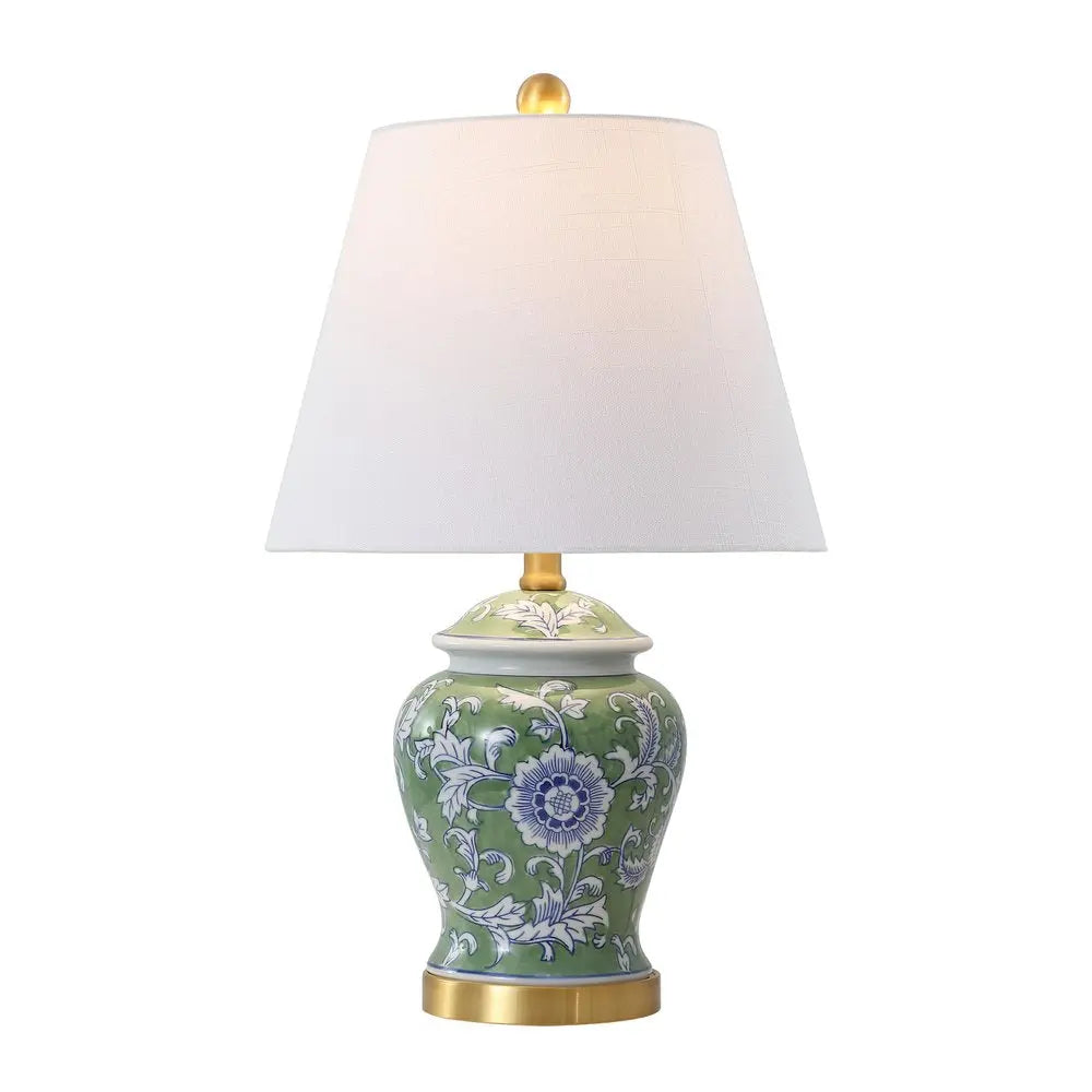 22" Gold Urn Table Lamp LED With Empire Shade HomeRoots