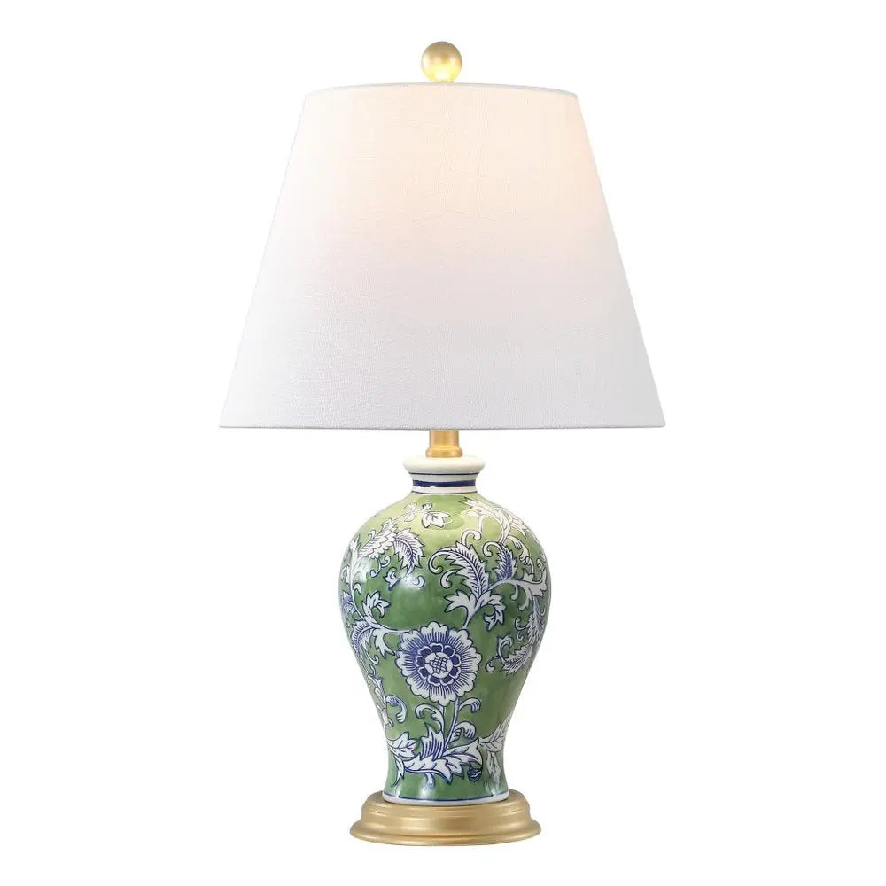 24" Gold Urn Table Lamp LED With Empire Shade HomeRoots