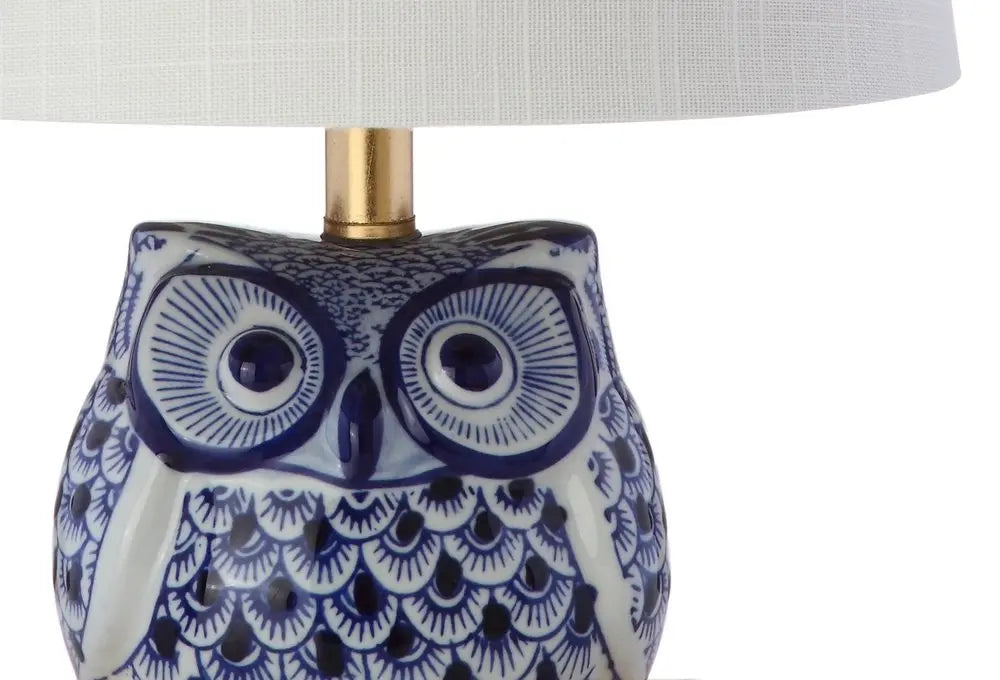 16" Gold Novelty Desk Lamp LED With Drum Shade HomeRoots