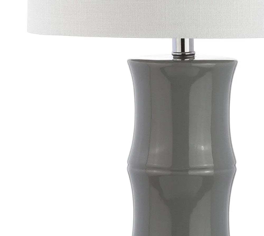 27" Clear Novelty Table Lamp LED With Drum Shade HomeRoots