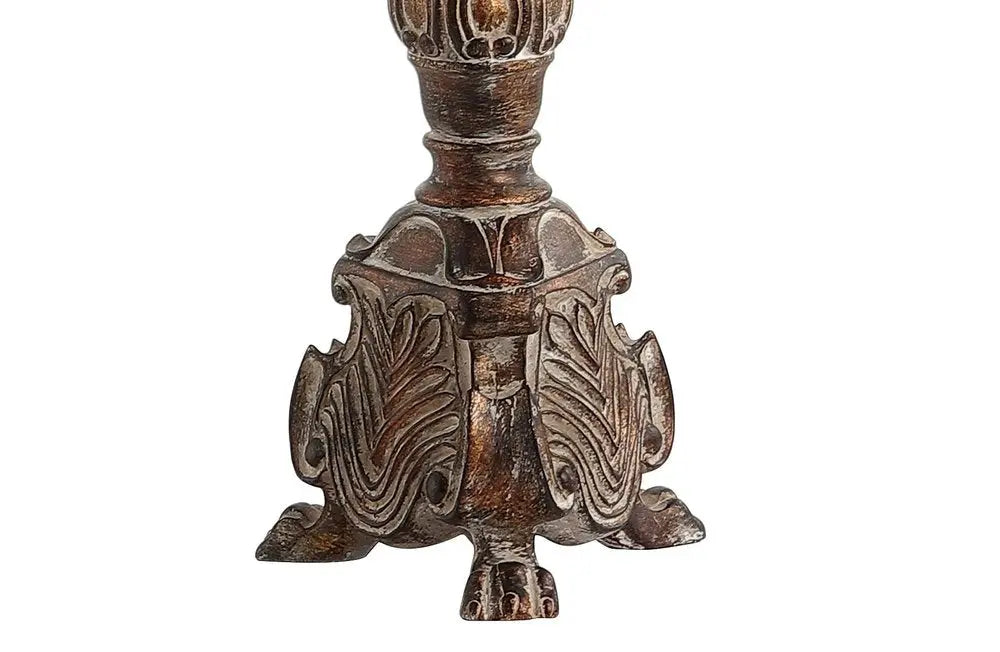 34" Brown Novelty Table Lamp LED With Drum Shade HomeRoots