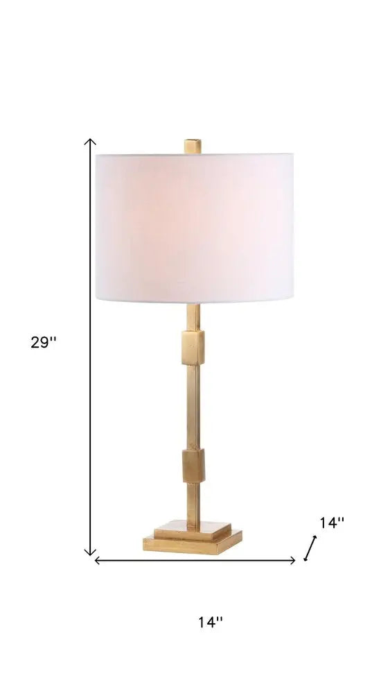 29" Gold Novelty Table Lamp LED With Globe Shade HomeRoots