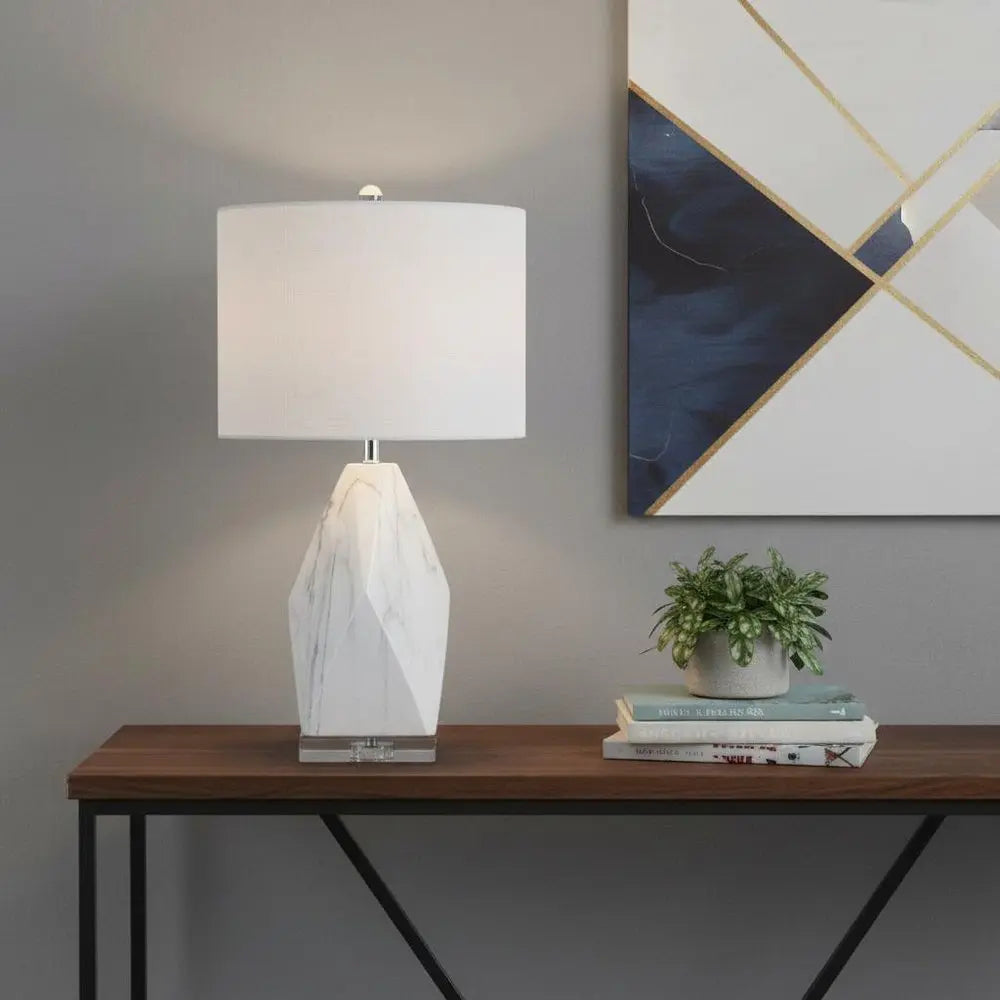 26" Clear Novelty Table Lamp LED With Globe Shade HomeRoots