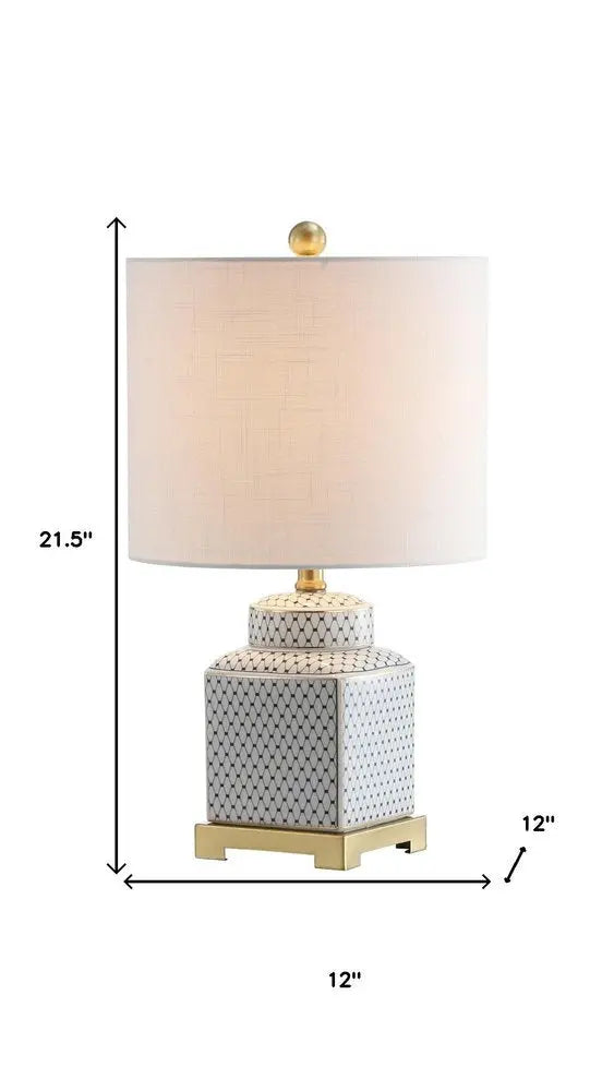 22" Gold Novelty Table Lamp LED With Globe Shade HomeRoots