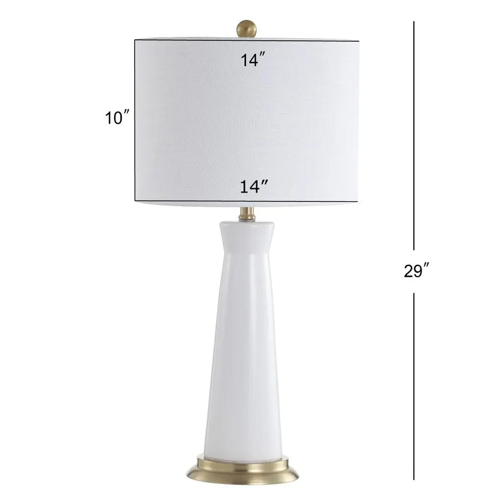 29" Gold Novelty Table Lamp LED With Globe Shade HomeRoots