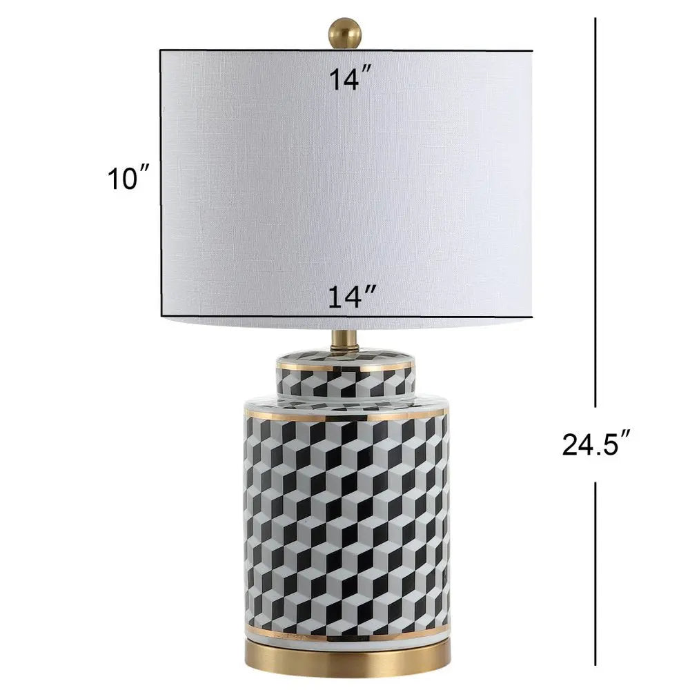 25" Gold Novelty Table Lamp LED With Globe Shade HomeRoots