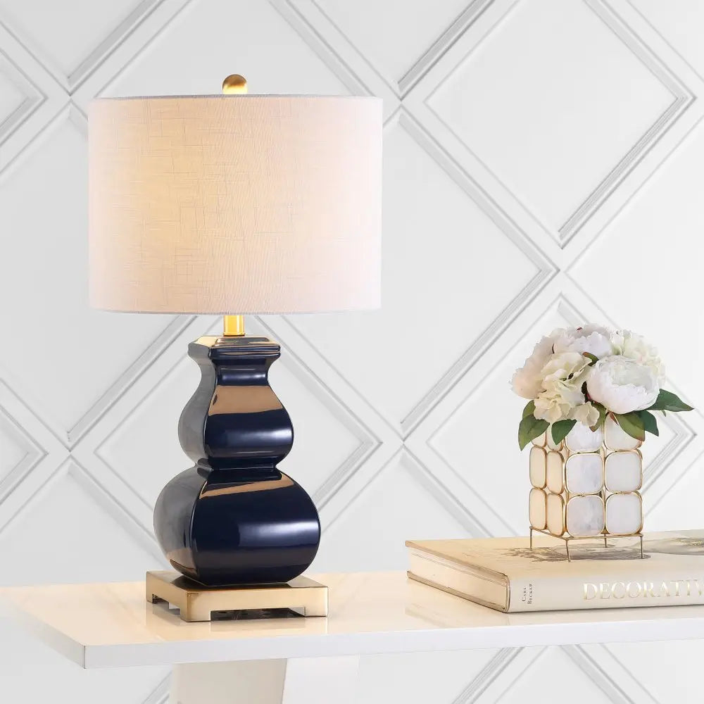 26" Gold Novelty Table Lamp LED With Globe Shade HomeRoots