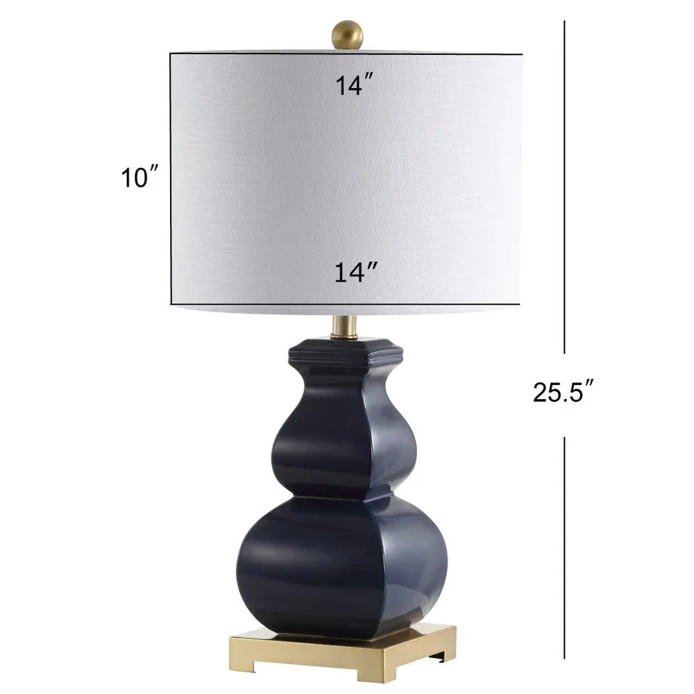 26" Gold Novelty Table Lamp LED With Globe Shade HomeRoots