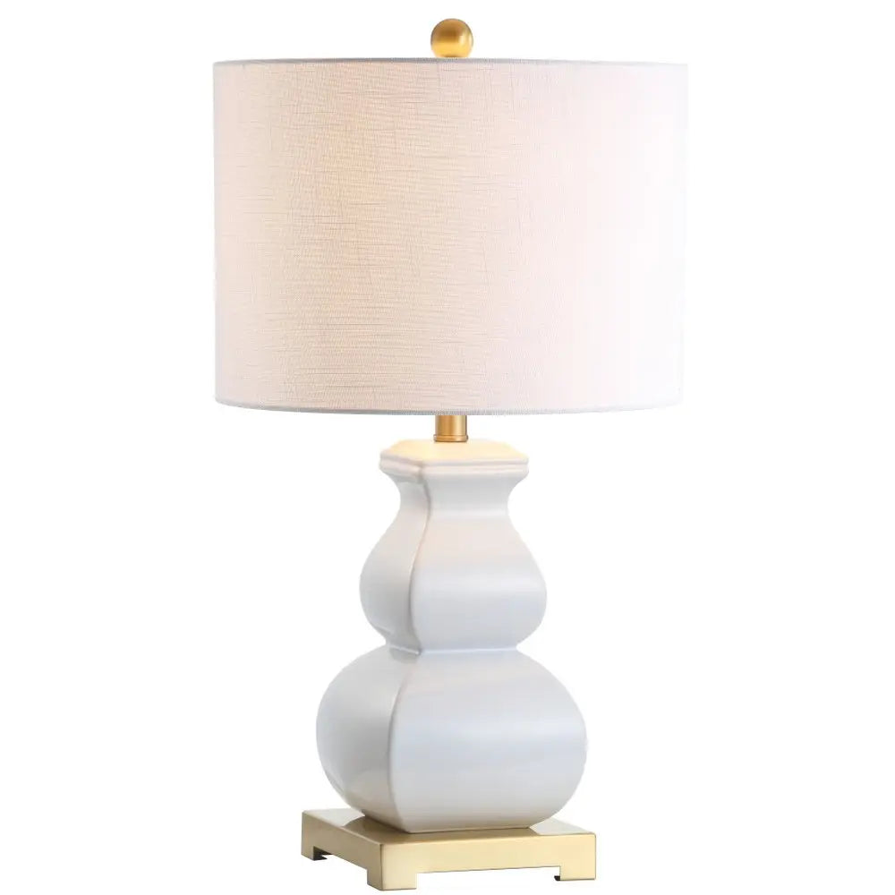 26" Gold Novelty Table Lamp LED With Globe Shade HomeRoots