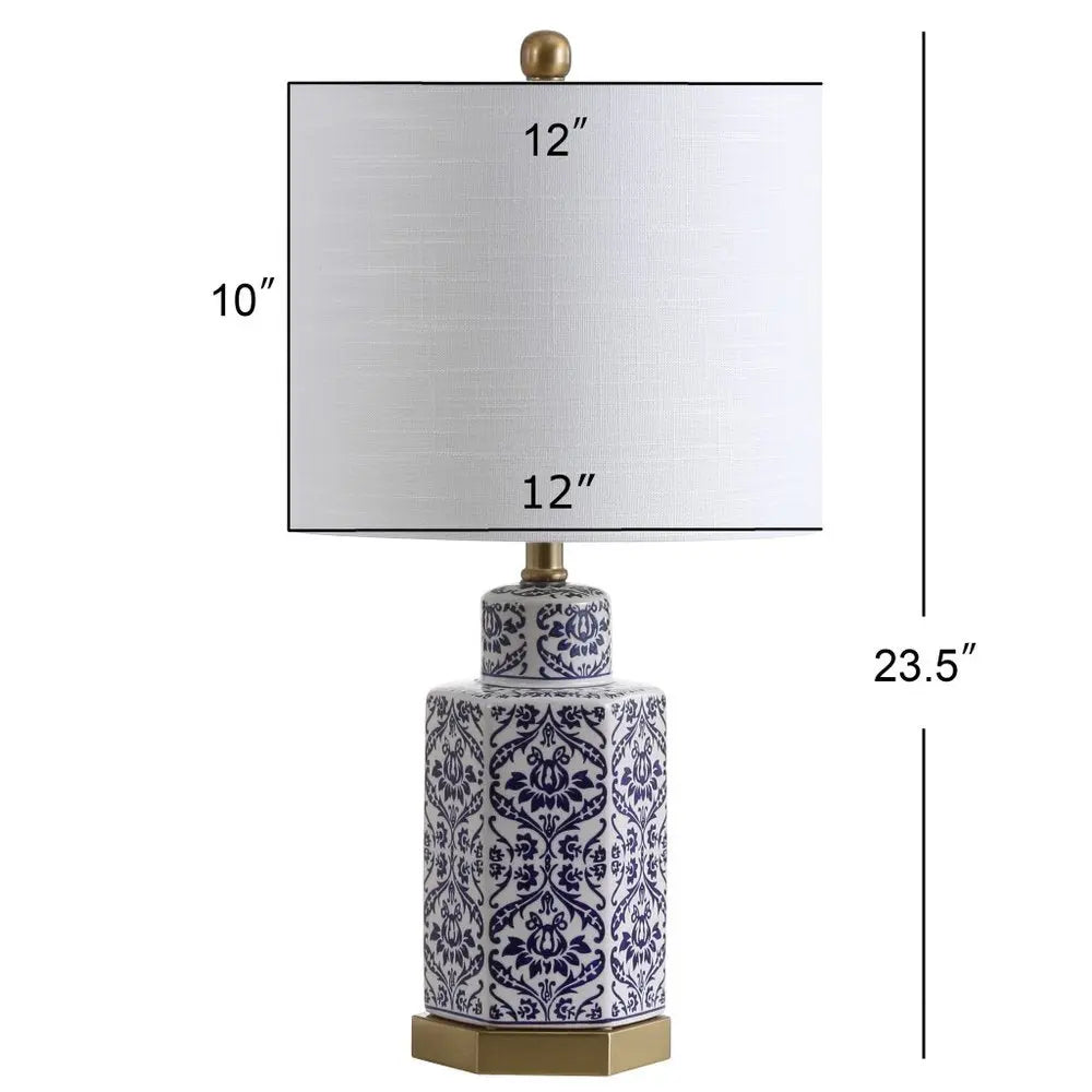 24" Gold Novelty Table Lamp LED With Globe Shade HomeRoots