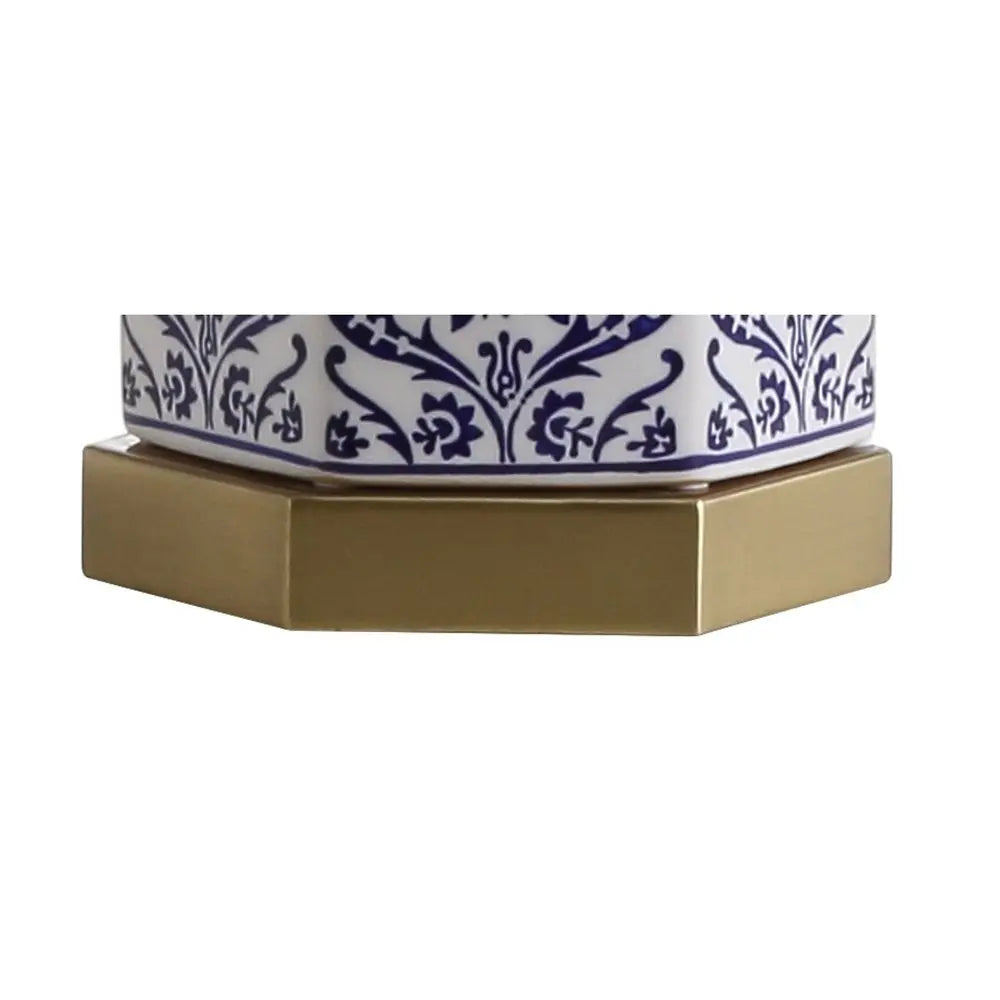 24" Gold Novelty Table Lamp LED With Globe Shade HomeRoots