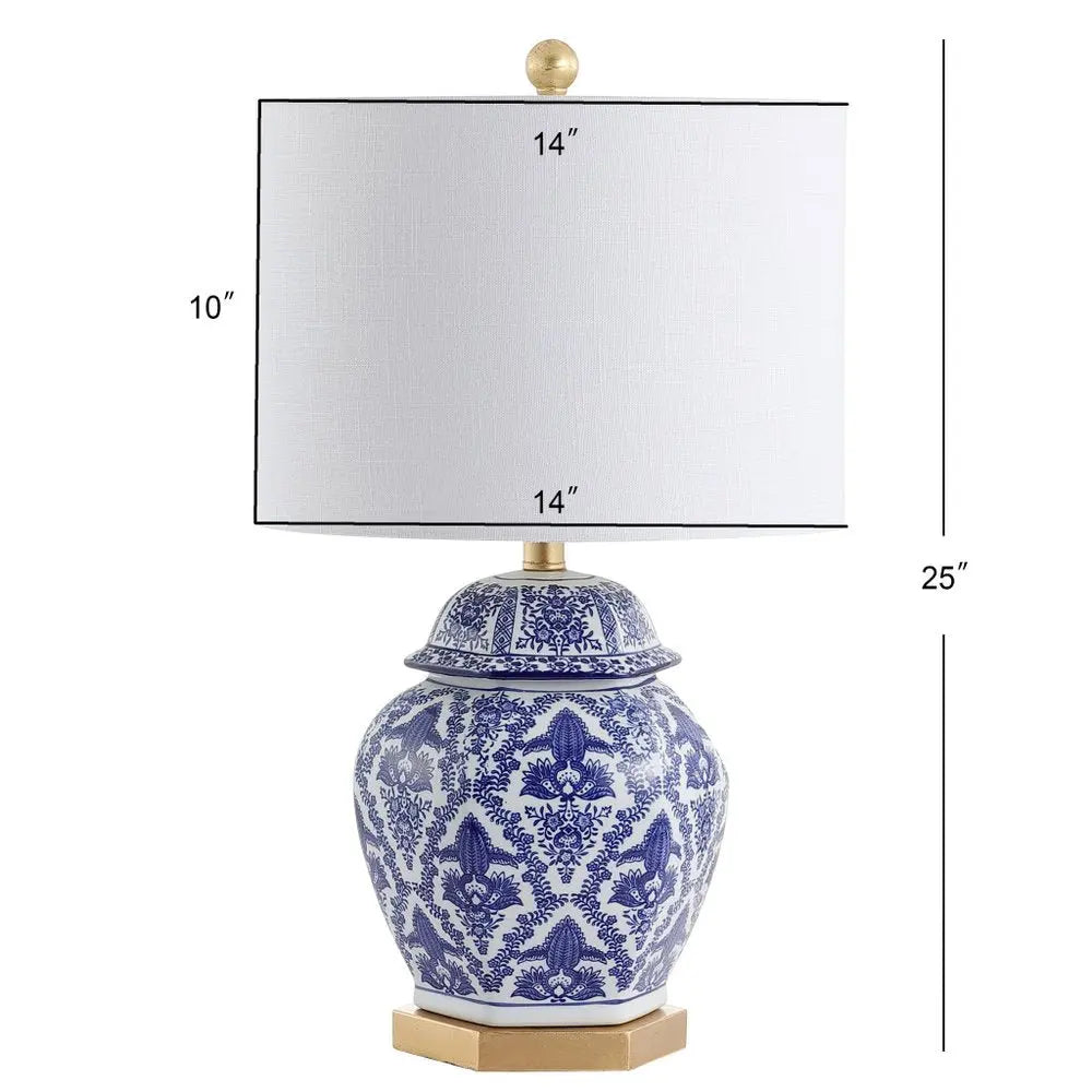 25" Gold Novelty Table Lamp LED With Globe Shade HomeRoots