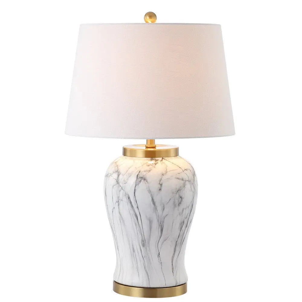 28" Gold Novelty Table Lamp LED With Globe Shade HomeRoots