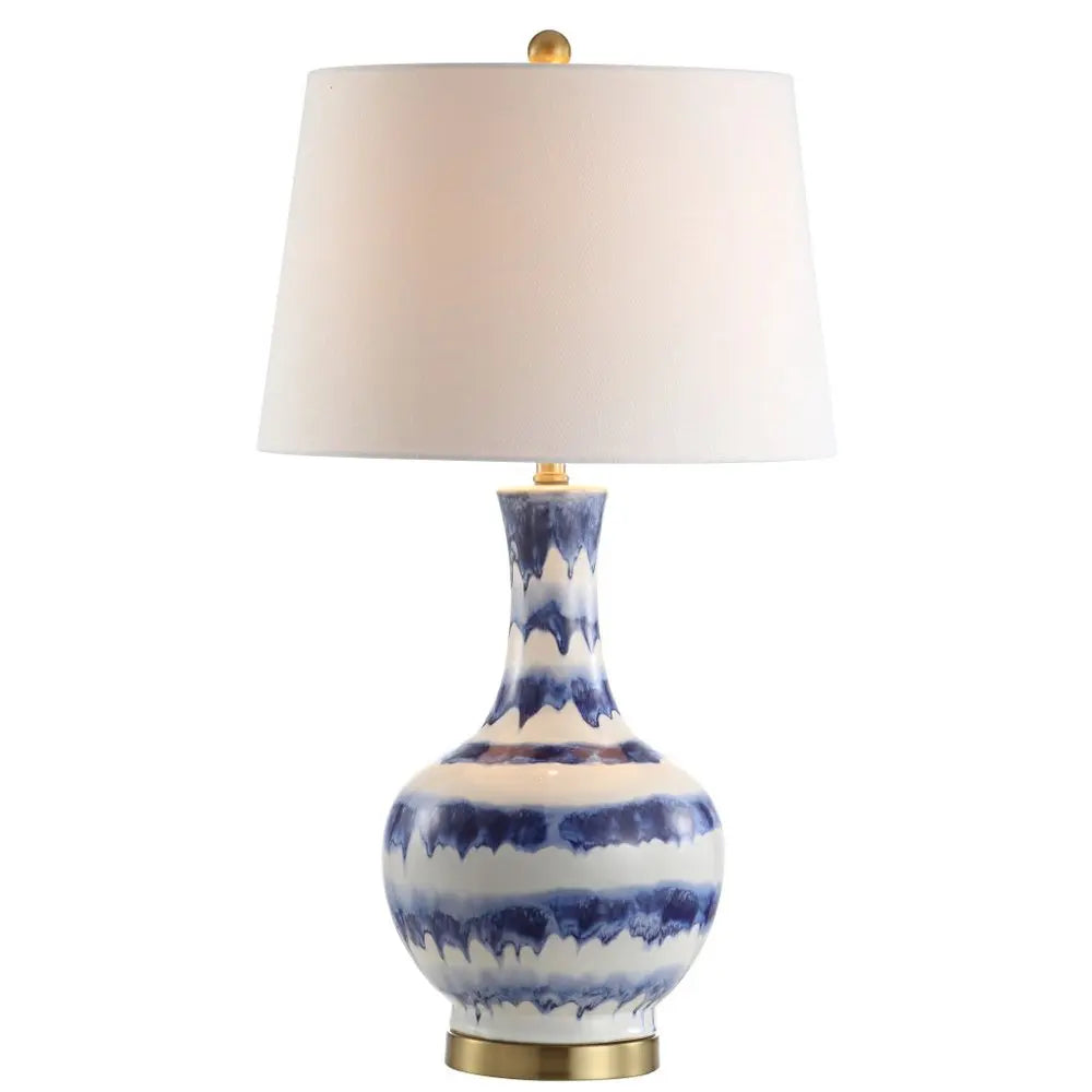 31" Gold Novelty Table Lamp LED With Globe Shade HomeRoots