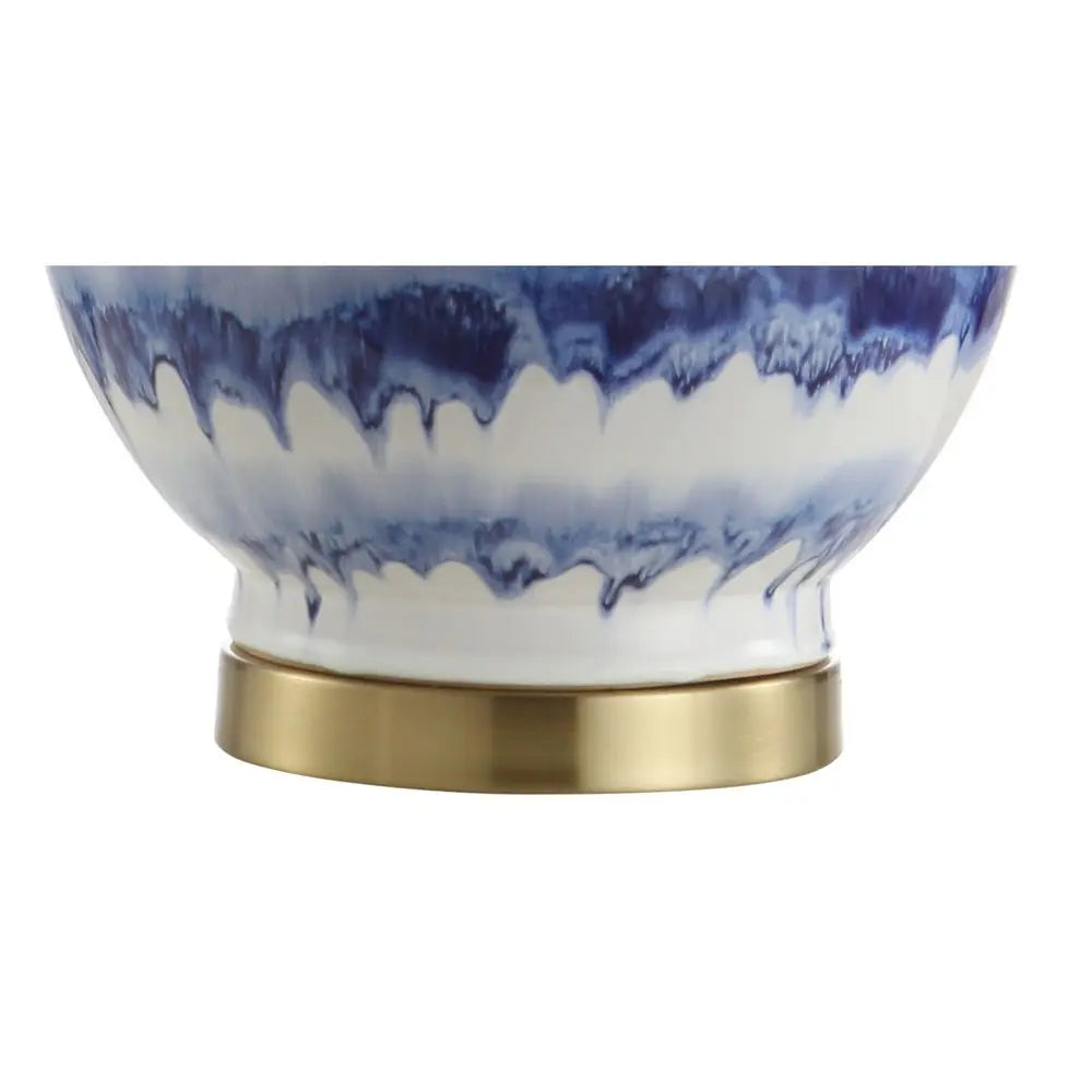 31" Gold Novelty Table Lamp LED With Globe Shade HomeRoots