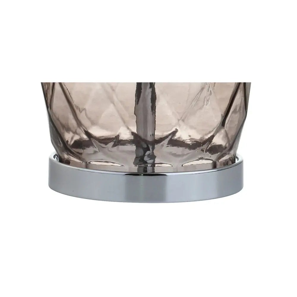 27" Silver Novelty Table Lamp LED With Drum Shade HomeRoots