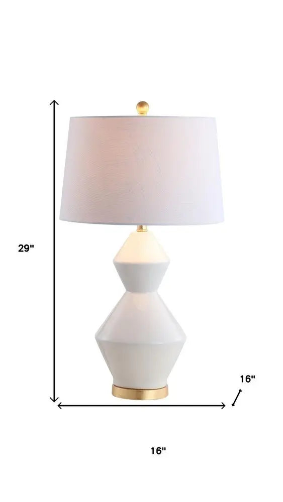 29" Gold Novelty Table Lamp LED With Globe Shade HomeRoots