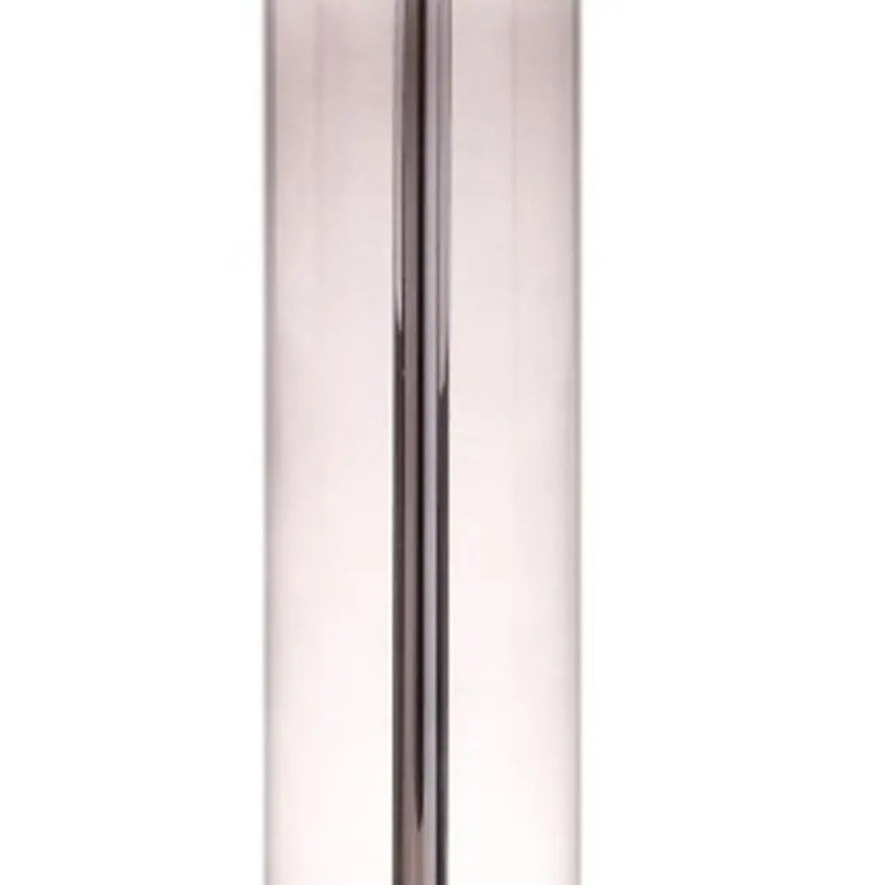 Set of Two 29" Silver Novelty Table Lamps LED With Empire Shades HomeRoots