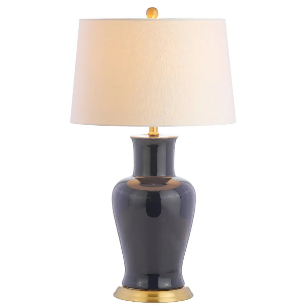 29" Gold Urn Table Lamp LED With Drum Shade HomeRoots