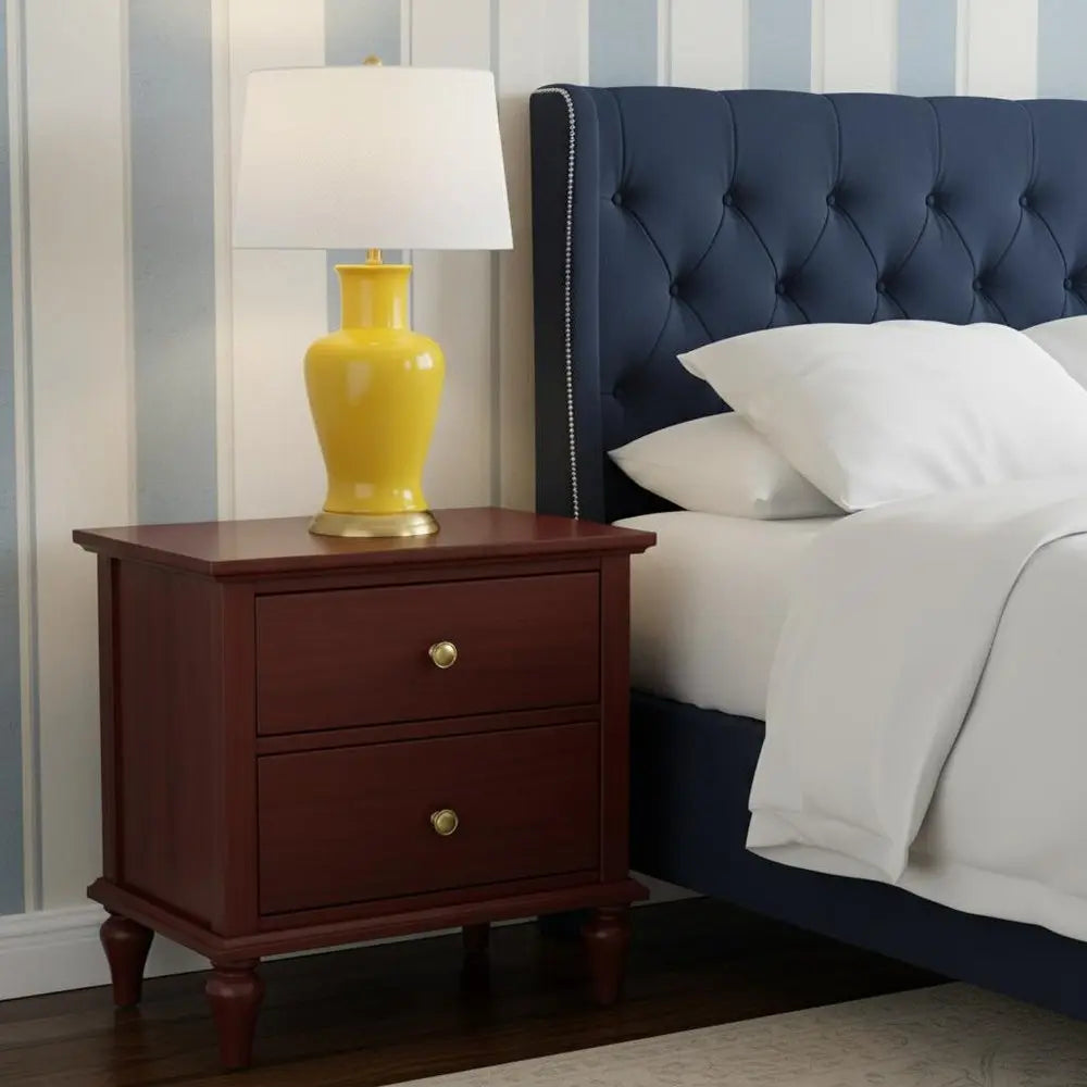 29" Gold Urn Table Lamp LED With Drum Shade HomeRoots