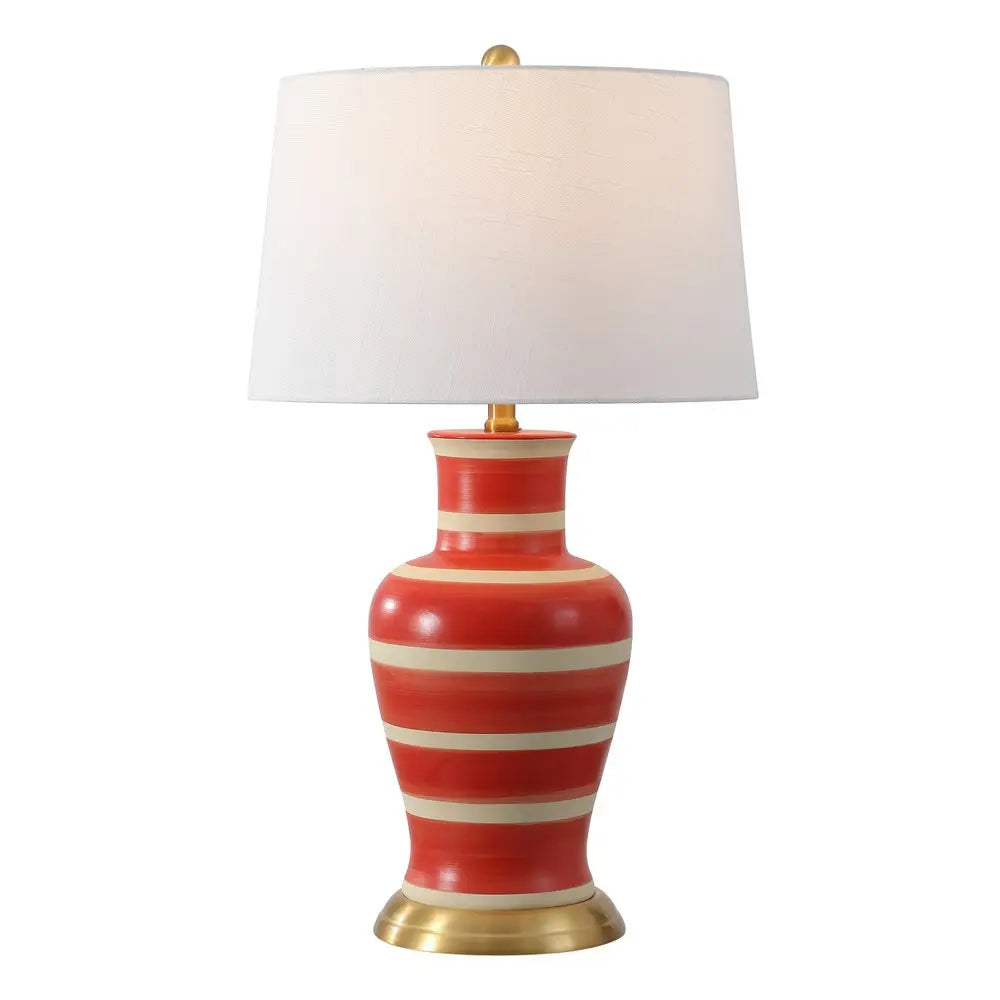29" Gold Urn Table Lamp LED With Drum Shade HomeRoots
