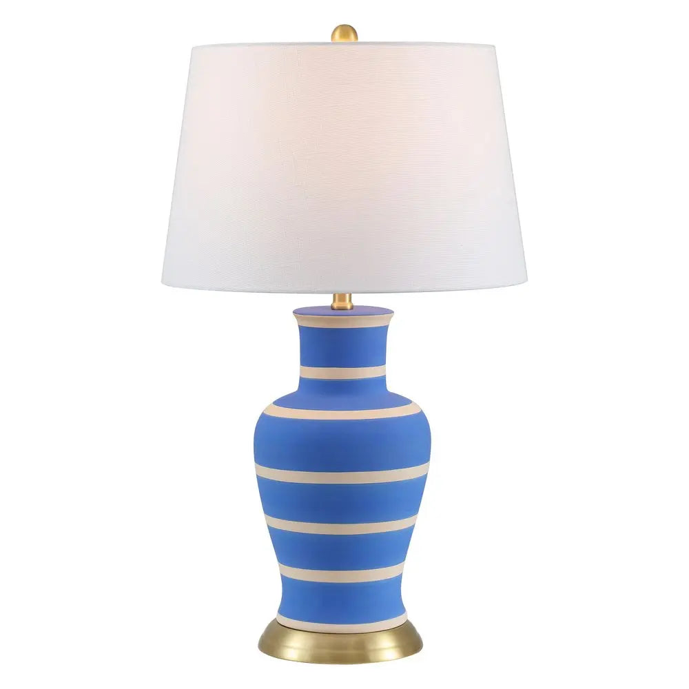 29" Gold Urn Table Lamp LED With Drum Shade HomeRoots