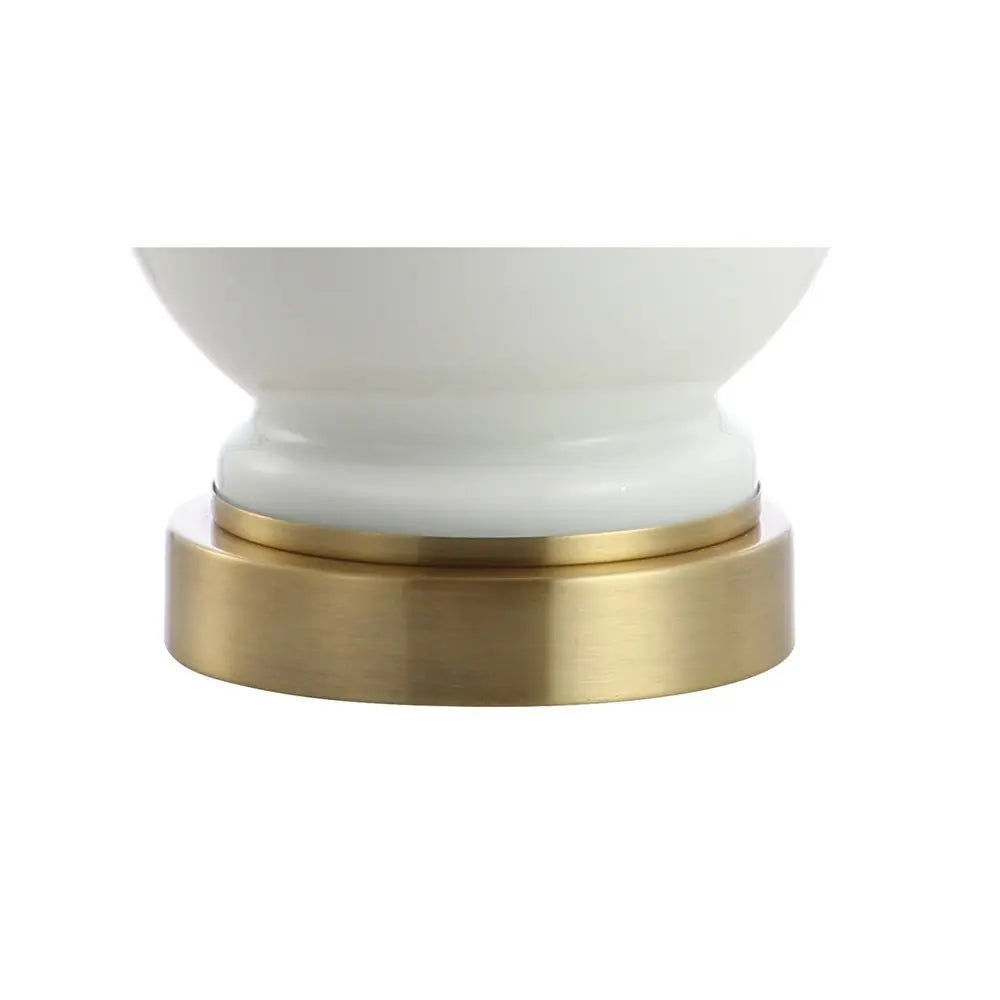 Set of Two 22" Gold Novelty Table Lamps LED With Globe Shades HomeRoots