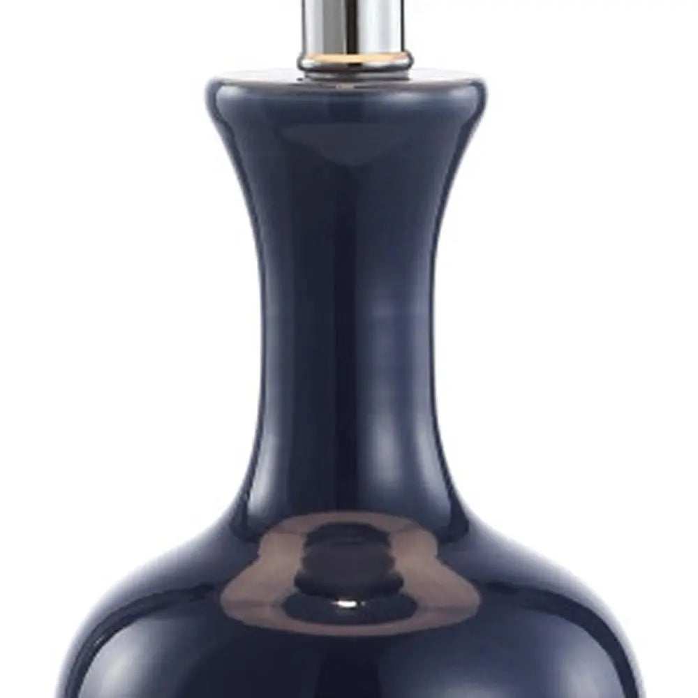 Set of Two 22" Silver Novelty Table Lamps LED With Globe Shades HomeRoots