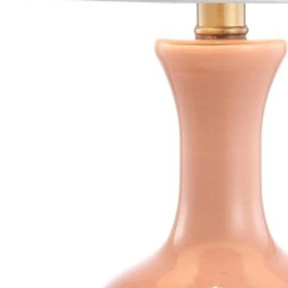 Set of Two 22" Gold Novelty Table Lamps LED With Globe Shades HomeRoots