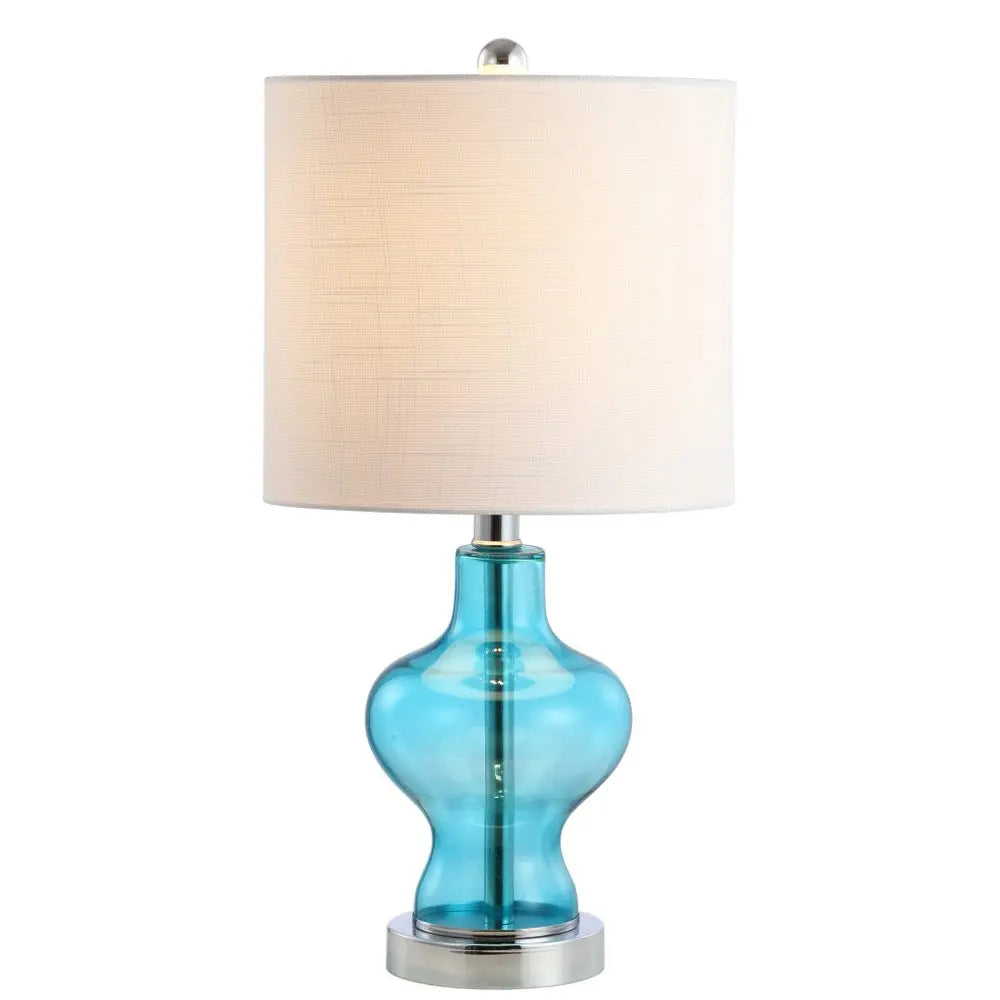 21" Silver Novelty Table Lamp LED With Globe Shade HomeRoots