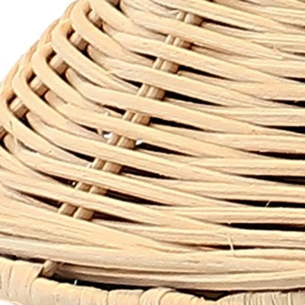 22" Light Brown Table Lamp LED With Globe Shade HomeRoots