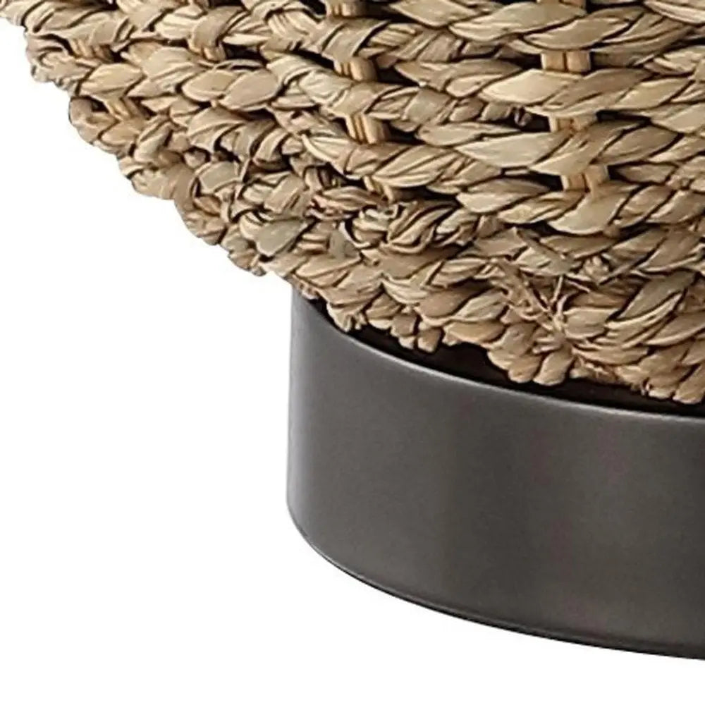 25" Antiqued Bronze Urn Table Lamp LED With Empire Shade HomeRoots