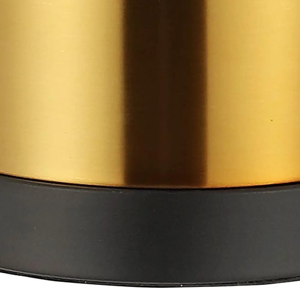 Set of Two 26" Black Novelty Table Lamps LED With Empire Shades HomeRoots